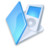 文件夹的iPod蓝色 Folder ipod blue